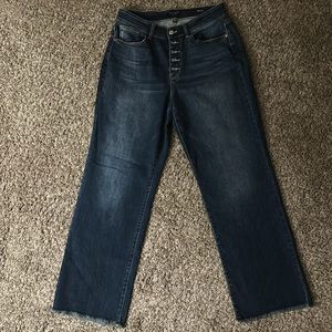 Judy blue button fly wide leg